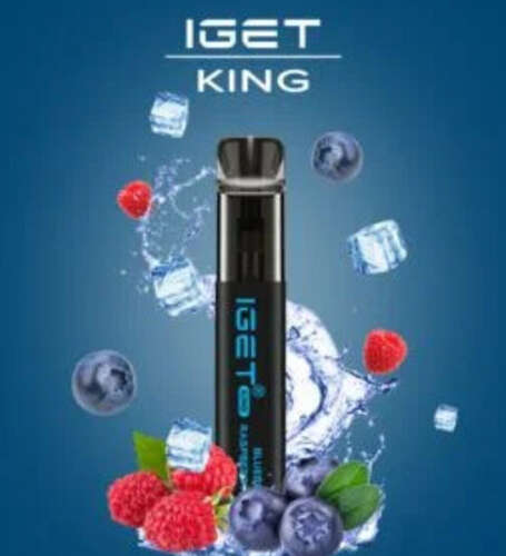 iGET KING VAPE 2600 PUFF – BLUEBERRY RASPBERRY ICE