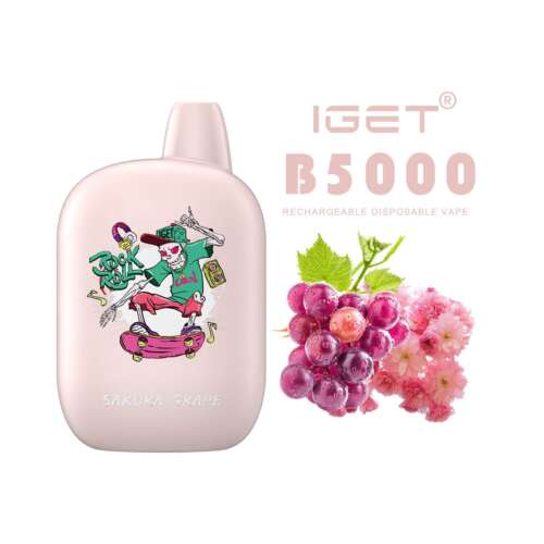 iGET B5000 VAPE 5000 PUFF – SAKURA GRAPE