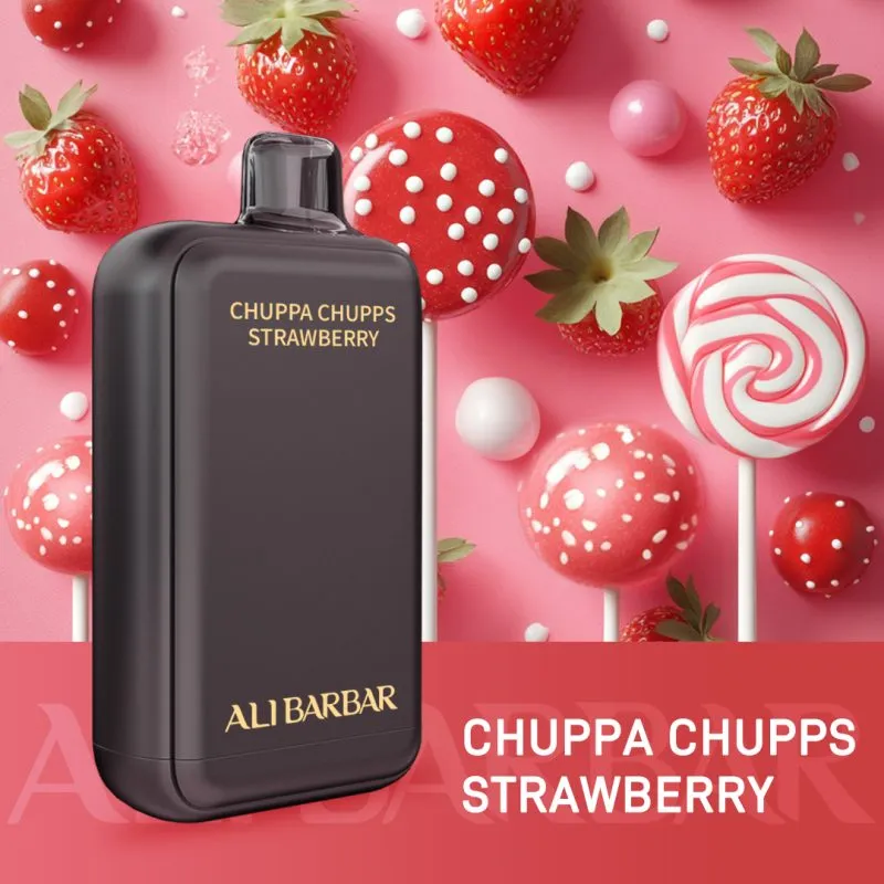 Alibarbar Upload Disposable Vape – Chuppa Chupps Strawberry