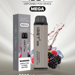 IGET Mega Blackberry Raspberry Ice (3000 Puffs)