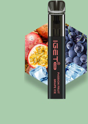 IGET KING (2600 PUFFS) Passion Fruit Grape Ice