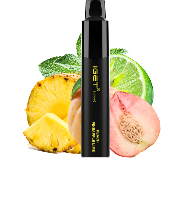 IGET LEGEND (4000 PUFFS) Peach Pineapple Lime