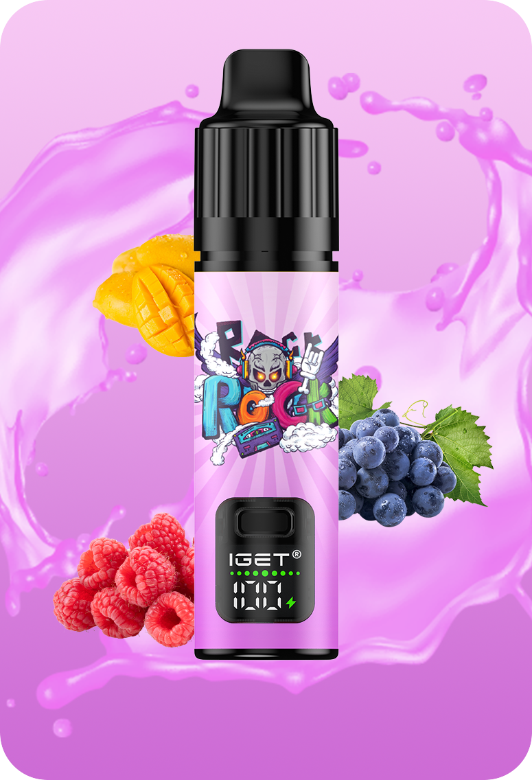 IGET BAR PLUS S3 (10000 PUFFS) Raspberry Grape Mango