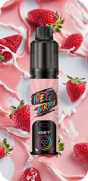 IGET BAR PLUS V4 (15000 PUFFS) Strawberry Custard