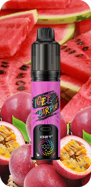 IGET BAR PLUS V4 (15000 PUFFS) Watermelon Passionfruit