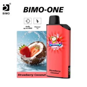 BIMO ONE 9000 Puffs – Strawberry Coconut